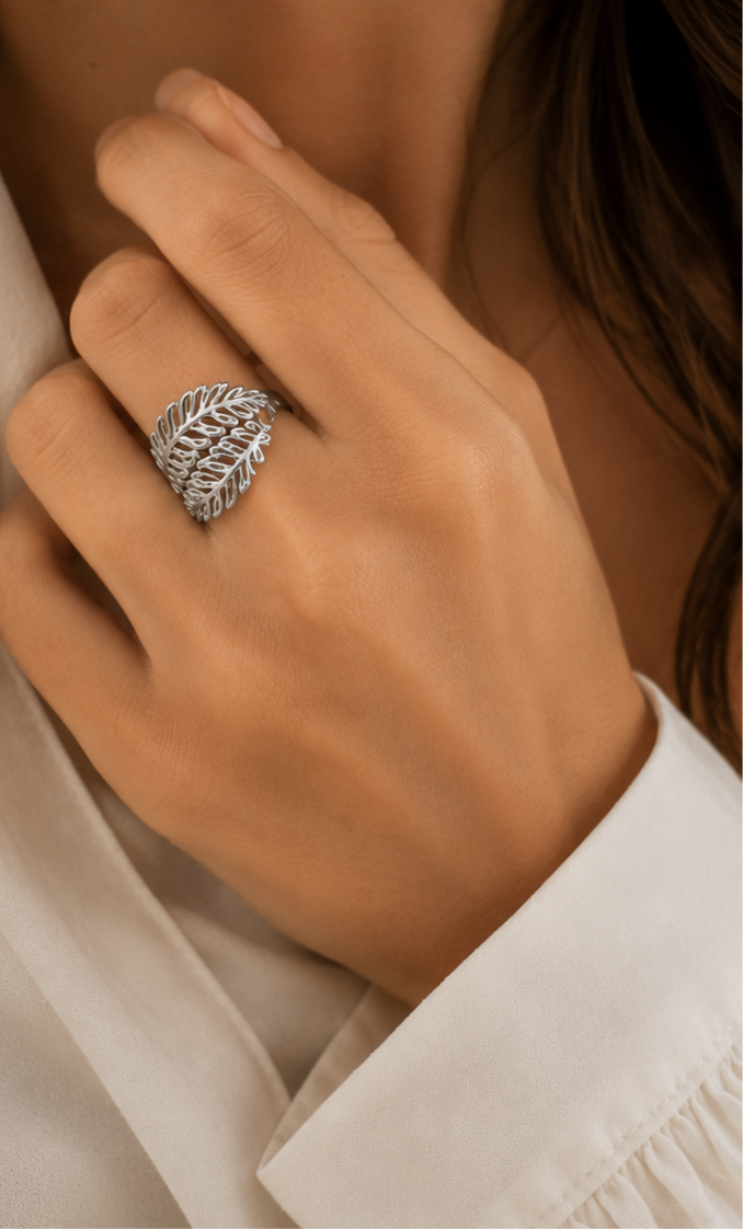 Selva anello silver