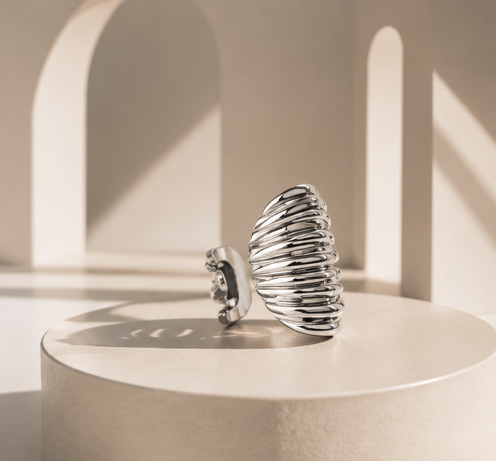 Sharian silver anello