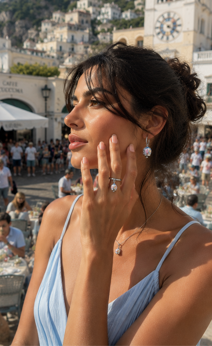 La piazzetta silver anello