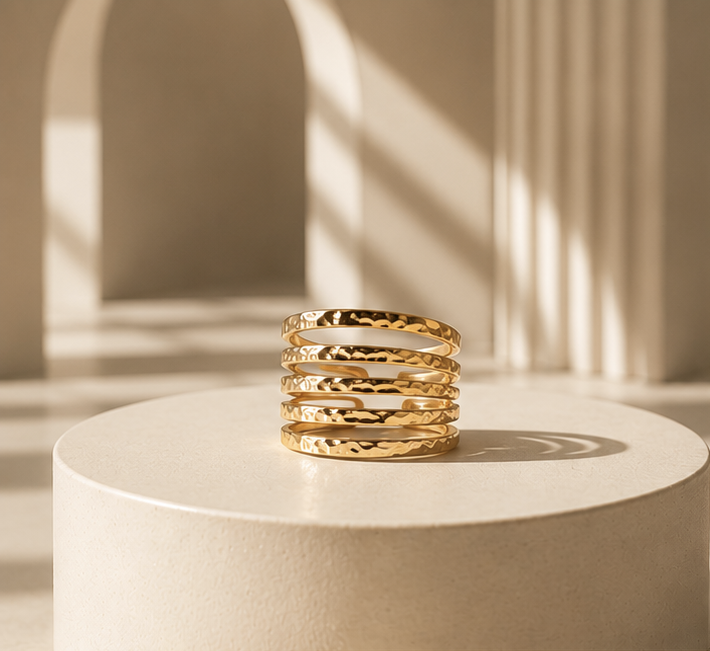 Bamboo Gold anello