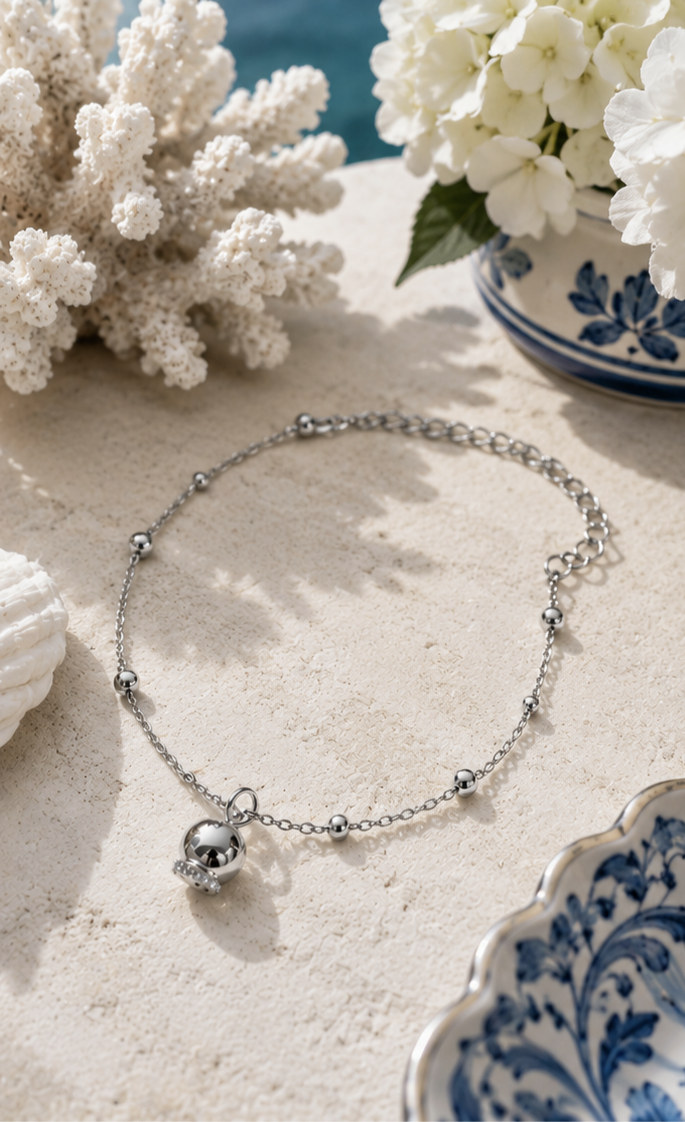 Augustus silver bracciale