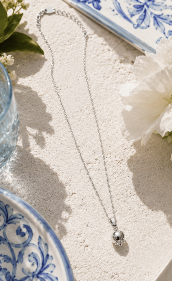Augustus silver collana